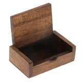 Max Handcrafted Thailand Mango Wood Toothpick Case Box Holder for Home / Hotel S