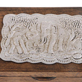 Max Handcrafted Thailand Mango Wood Toothpick Case Box Holder for Home / Hotel S