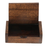 Max Handcrafted Thailand Mango Wood Toothpick Case Box Holder for Home / Hotel S