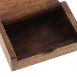 Max Handcrafted Thailand Mango Wood Toothpick Case Box Holder for Home / Hotel S