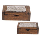 Max Handcrafted Thailand Mango Wood Toothpick Case Box Holder for Home / Hotel S