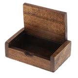 Max Handcrafted Thailand Mango Wood Toothpick Case Box Holder for Home / Hotel S