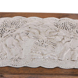 Max Handcrafted Thailand Mango Wood Toothpick Case Box Holder for Home / Hotel L