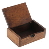 Max Handcrafted Thailand Mango Wood Toothpick Case Box Holder for Home / Hotel L