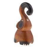 Max Thailand Elephant Wooden Statue Model Southeast Asia Style Home Decoration S