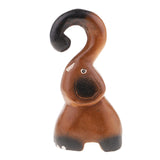 Max Thailand Elephant Wooden Statue Model Southeast Asia Style Home Decoration S