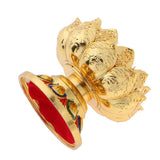 Max Tibet Buddhist Lotus Butter Candle Light Lamp Holder Base Burner 45mm