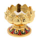 Max Tibet Buddhist Lotus Butter Candle Light Lamp Holder Base Burner 45mm