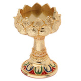 Max Tibet Buddhist Lotus Butter Candle Light Lamp Holder Base Burner 76mm
