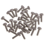 Max 4-Pack Aluminum 1.9 Inch Beadlock Wheel Rims for 1/10 RC Rock Crawler Gray