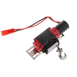 Max Steel Wired Automatic Winch for 1/10 RC Rock Crawler D90 SCX10 TRX-4 Black
