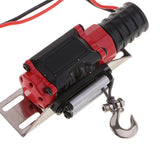 Max Steel Wired Automatic Winch for 1/10 RC Rock Crawler D90 SCX10 TRX-4 Black