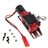Max Steel Wired Automatic Winch for 1/10 RC Rock Crawler D90 SCX10 TRX-4 Black