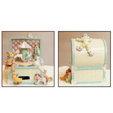 Max Wooden Carousel Music Box Retro Circus Musical Boxes Girls Gift