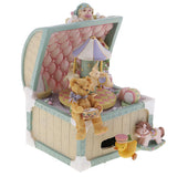 Max Wooden Carousel Music Box Retro Circus Musical Boxes Girls Gift