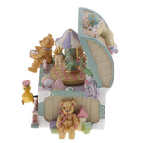 Max Wooden Carousel Music Box Retro Circus Musical Boxes Girls Gift