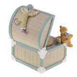 Max Wooden Carousel Music Box Retro Circus Musical Boxes Girls Gift