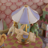 Max Wooden Carousel Music Box Retro Circus Musical Boxes Girls Gift