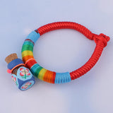 Max Rainbow Rope Bracelet for Kids Children Birthday Gifts Blue