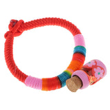 Max Rainbow Rope Bracelet for Kids Children Birthday Gifts Pink