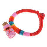 Max Rainbow Rope Bracelet for Kids Children Birthday Gifts Pink