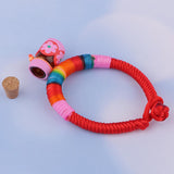 Max Rainbow Rope Bracelet for Kids Children Birthday Gifts Pink