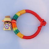 Max Rainbow Rope Bracelet for Kids Children Birthday Gifts Yellow