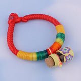 Max Rainbow Rope Bracelet for Kids Children Birthday Gifts Yellow