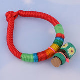 Max Rainbow Rope Bracelet for Kids Children Birthday Gifts Green