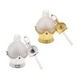 Max 15ml Vintage Glass Empty Perfume Spray Bottle Atomizer Refillable Gold
