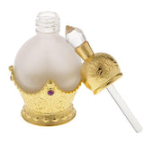 Max 15ml Vintage Glass Empty Perfume Spray Bottle Atomizer Refillable Gold