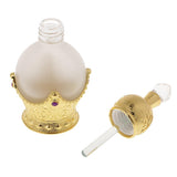 Max 15ml Vintage Glass Empty Perfume Spray Bottle Atomizer Refillable Gold