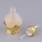 Max 15ml Vintage Glass Empty Perfume Spray Bottle Atomizer Refillable Gold