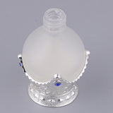 Max 15ml Vintage Glass Empty Perfume Spray Bottle Atomizer Refillable Silver