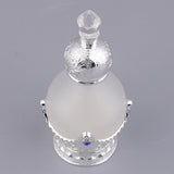 Max 15ml Vintage Glass Empty Perfume Spray Bottle Atomizer Refillable Silver