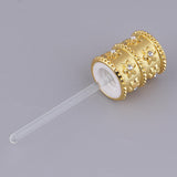 Max 12ml Vintage Glass Empty Perfume Spray Bottle Atomizer Refillable Gold