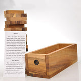 Max Timber Tower Wood Block Stacking Game for Kids Family Traditional Game M