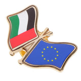 Maxbell The United Nations Metal Flag Pin Badge Enamel Badge Souvenir Medal Golden