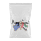 Maxbell The United Nations Metal Flag Pin Badge Enamel Badge Souvenir Medal Golden