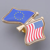 Maxbell The United Nations Metal Flag Pin Badge Enamel Badge Souvenir Medal Grey