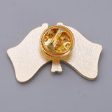 Maxbell The United Nations Metal Flag Pin Badge Enamel Badge Souvenir Medal Grey