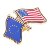 Maxbell The United Nations Metal Flag Pin Badge Enamel Badge Souvenir Medal Grey