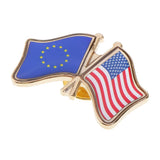 Maxbell The United Nations Metal Flag Pin Badge Enamel Badge Souvenir Medal Grey