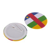 Max National Metal Flag Model Pin Badge Souvenir Medal for Lapel Bag Decals D