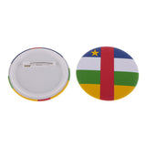 Max National Metal Flag Model Pin Badge Souvenir Medal for Lapel Bag Decals D