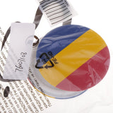 Max National Metal Flag Model Pin Badge Souvenir Medal for Lapel Bag Decals E