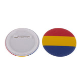 Max National Metal Flag Model Pin Badge Souvenir Medal for Lapel Bag Decals E