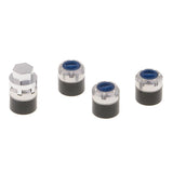 Max 4pcs Metal M4 10x10mm 1/10 RC Vehicle Fastener Nuts Wheel Rim Accessories B