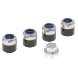 Max 4pcs Metal M4 10x10mm 1/10 RC Vehicle Fastener Nuts Wheel Rim Accessories B