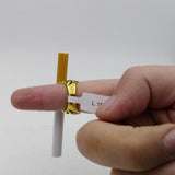 Max Novelty Lion Style Lady Smoking Cigarette Holder Rack Tobacco Accs Gold XL